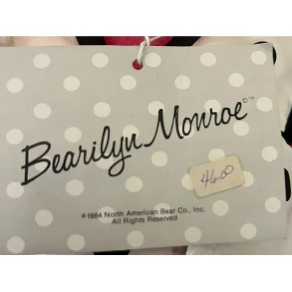 Vintage Bearilyn Monroe North American Bear Company 1979 - Picture 2 of 7